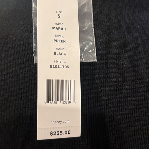 Theory Preen V-Neck Wool Cardigan - Picture 8 of 9